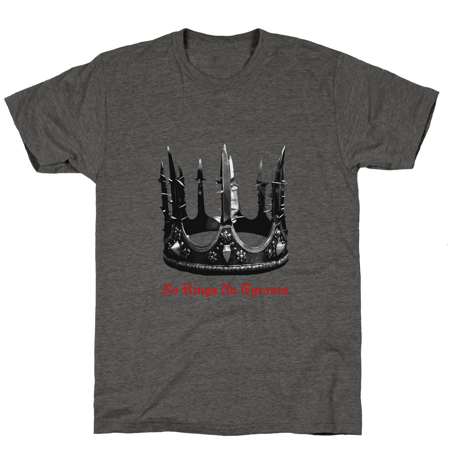 No Kings No Tyrants Crown Unisex Triblend Tee