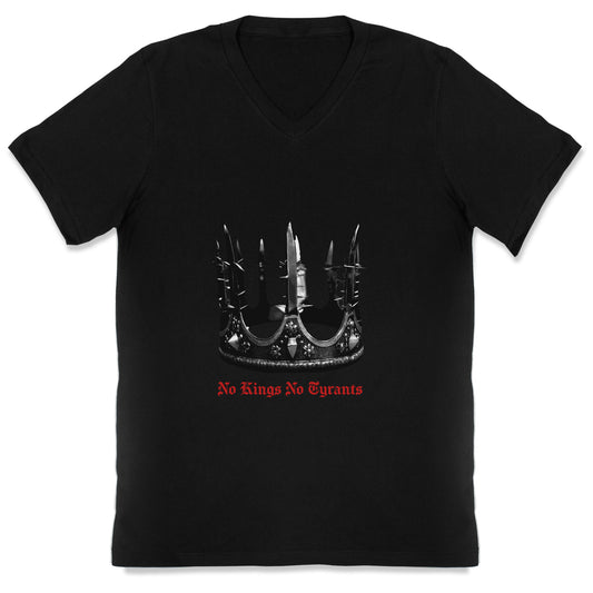 No Kings No Tyrants Crown V-Neck