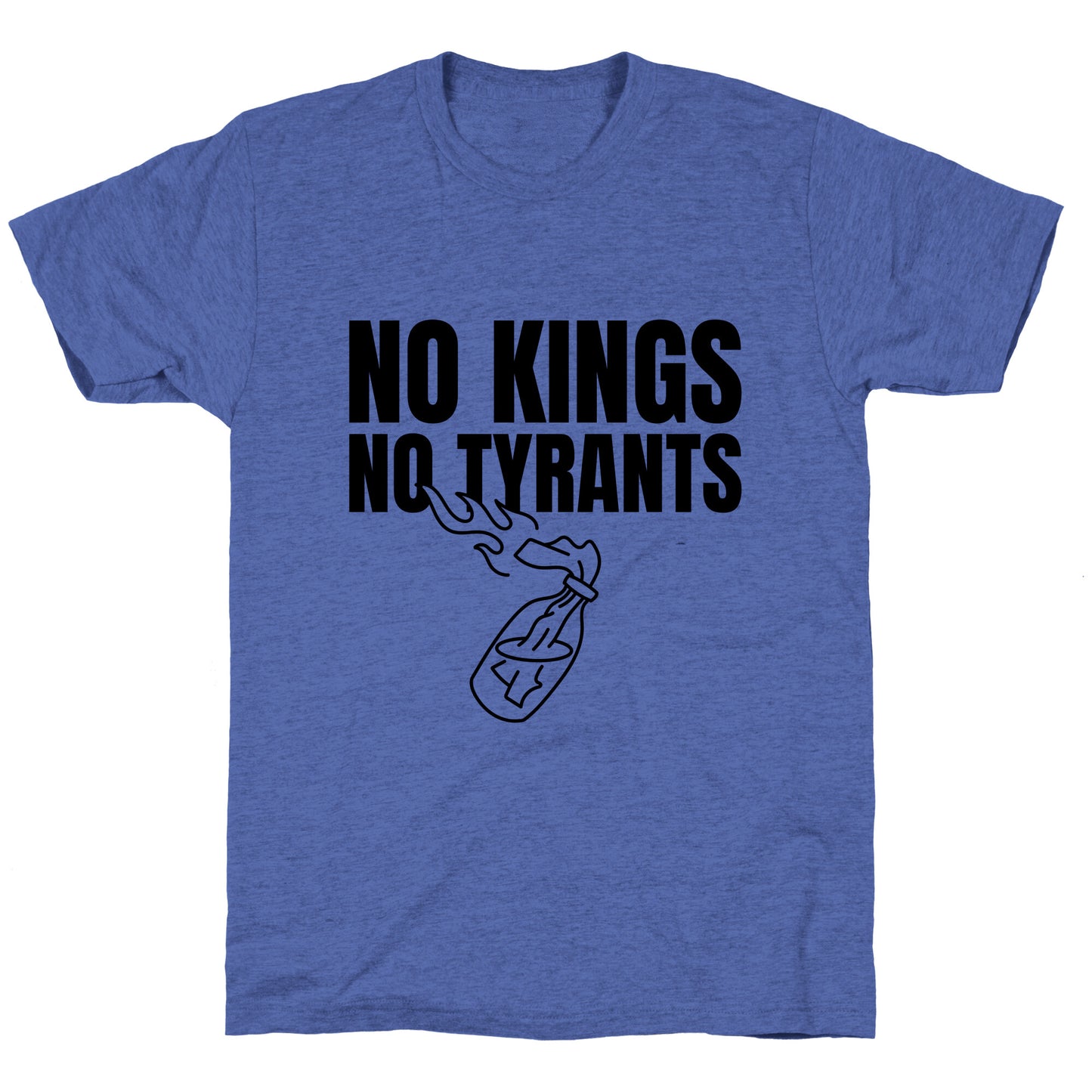 No Kings No Tyrants 2025 Unisex Triblend Tee