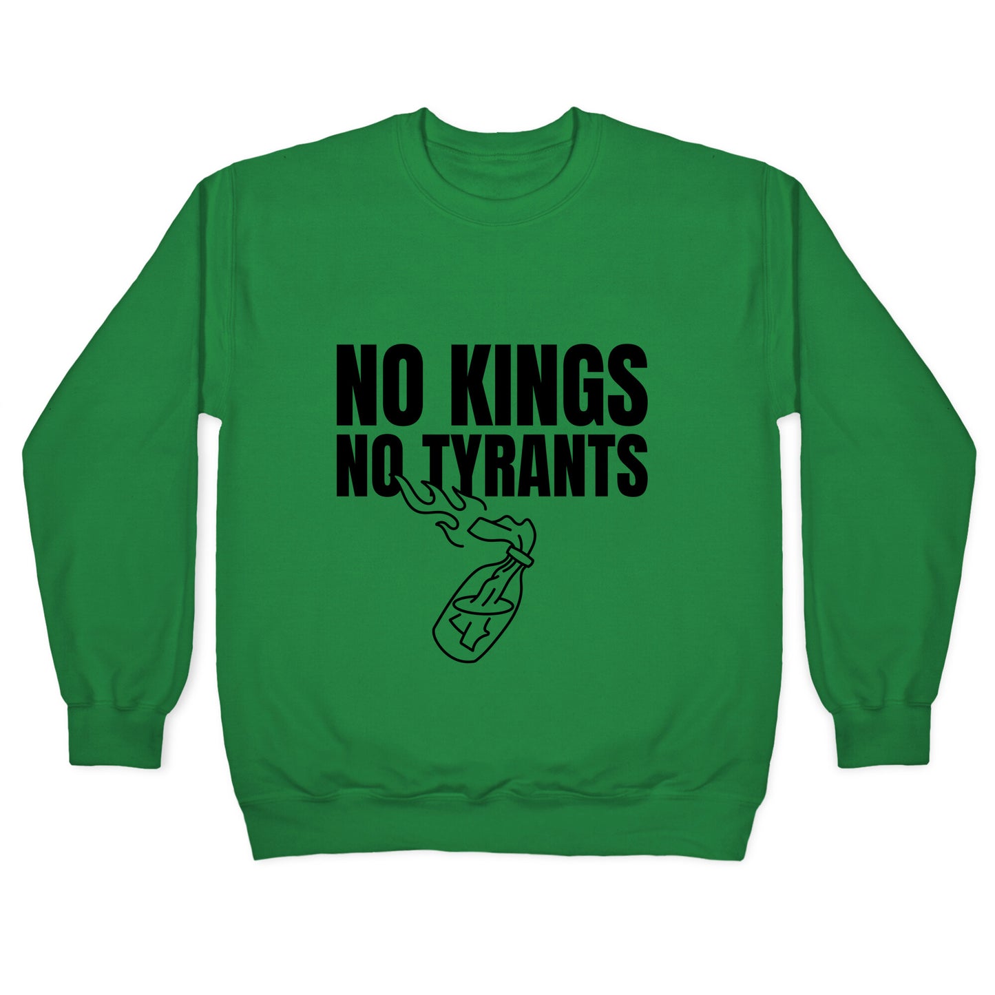 No Kings No Tyrants 2025 Crewneck Sweatshirt