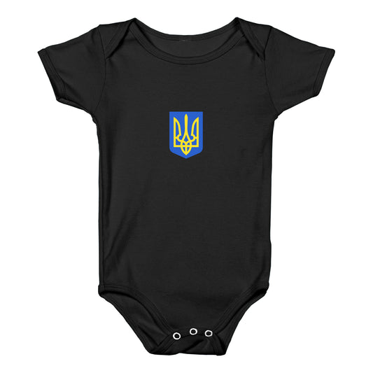 Zelensky Ukraine Trident Baby One-Piece
