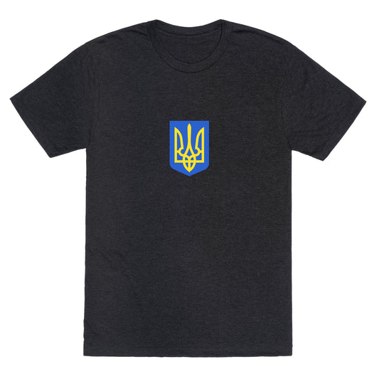 Zelensky Ukraine Trident Unisex Triblend Tee