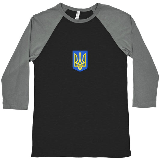 Zelensky Ukraine Trident Baseball Tee