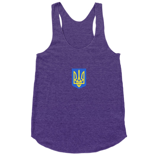 Zelensky Ukraine Trident Racerback Tank