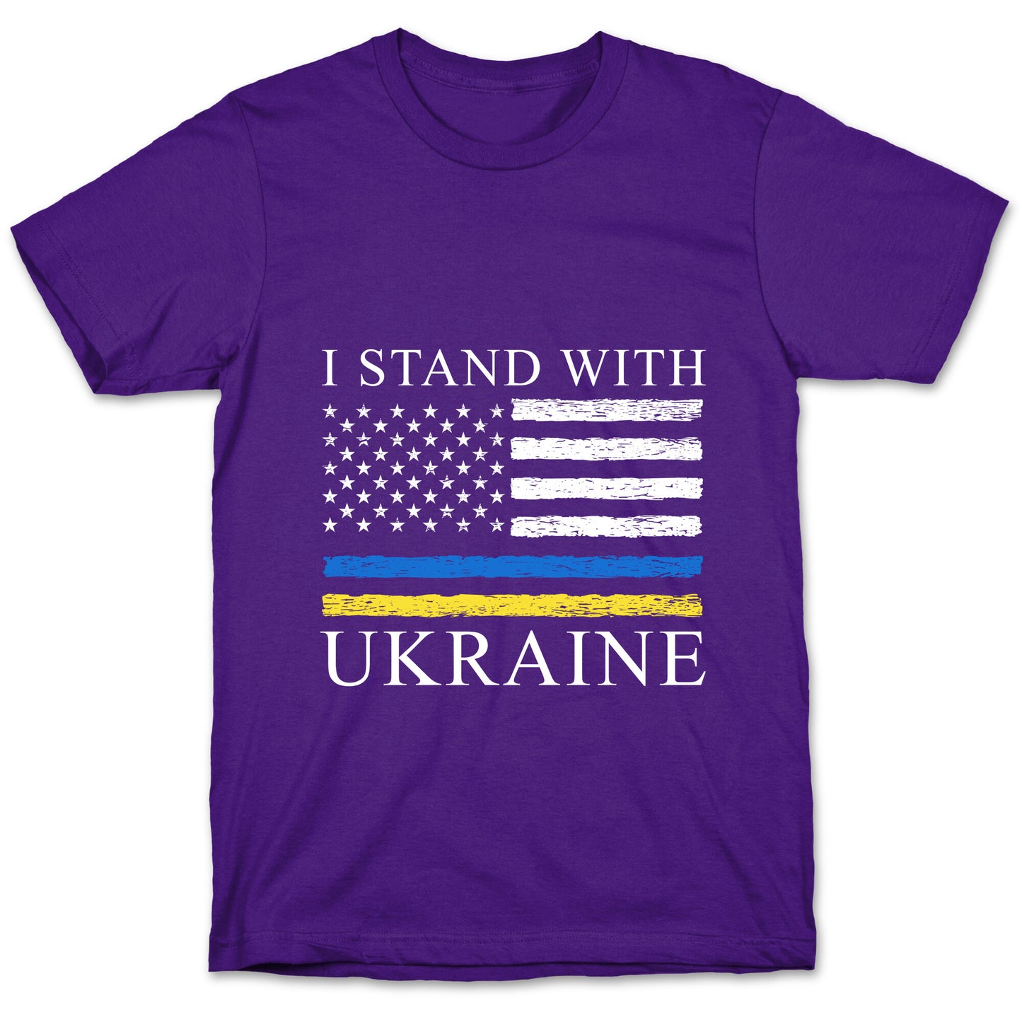 I Stand With Ukraine Flag T-Shirt