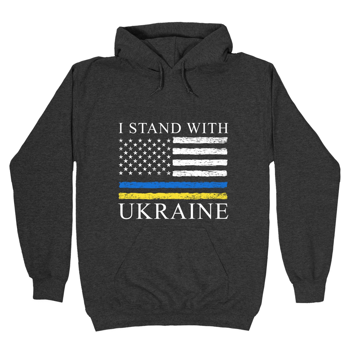 I Stand With Ukraine Flag Hoodie