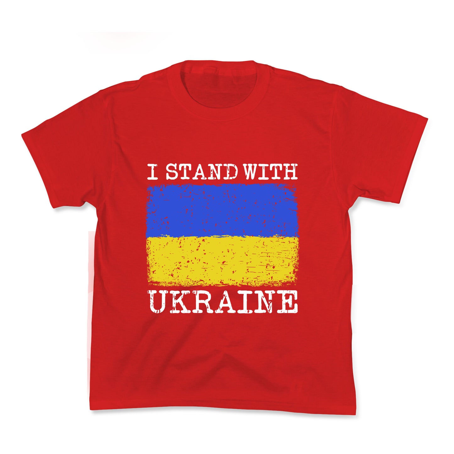 I Stand With Ukraine Kids Tee