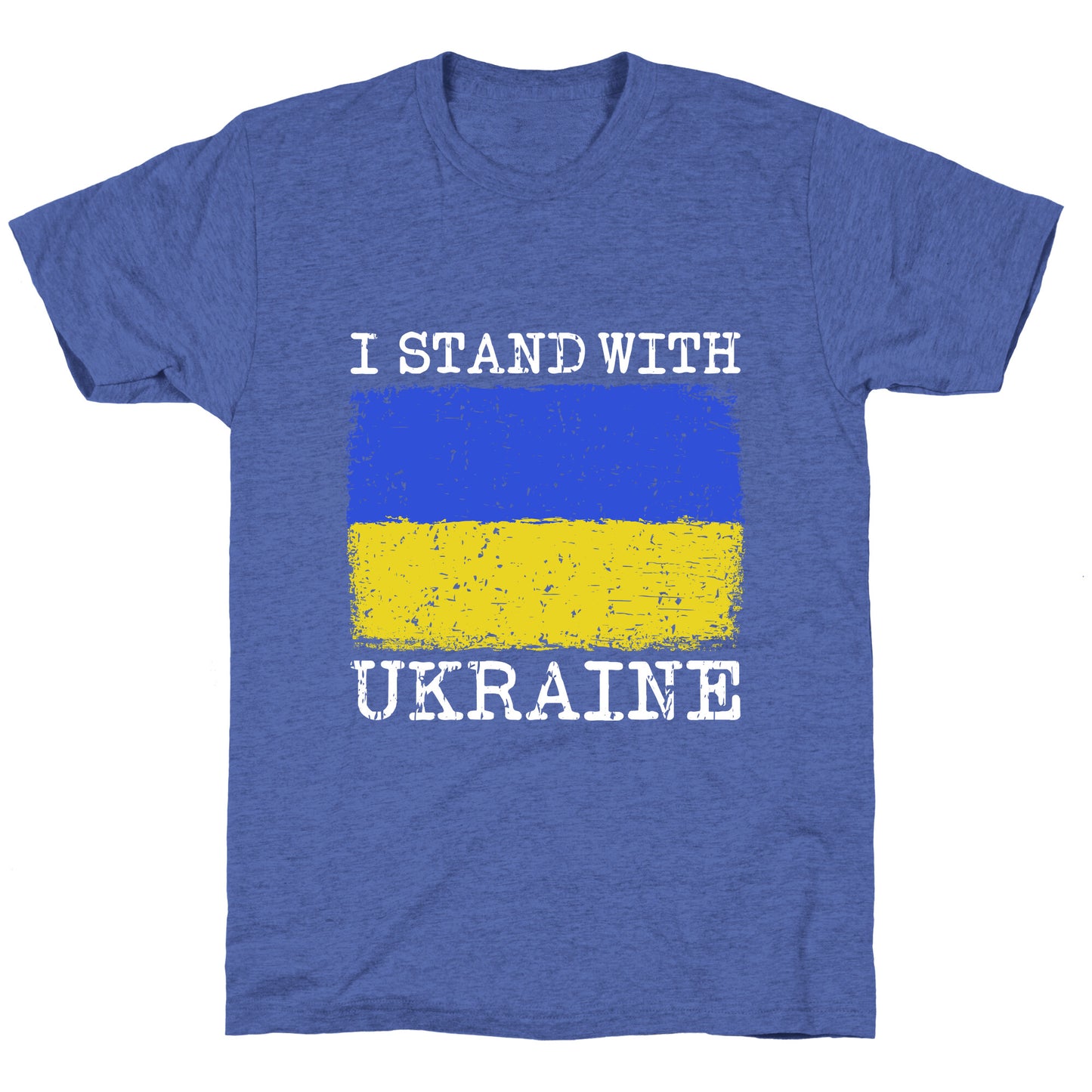 I Stand With Ukraine Unisex Triblend Tee