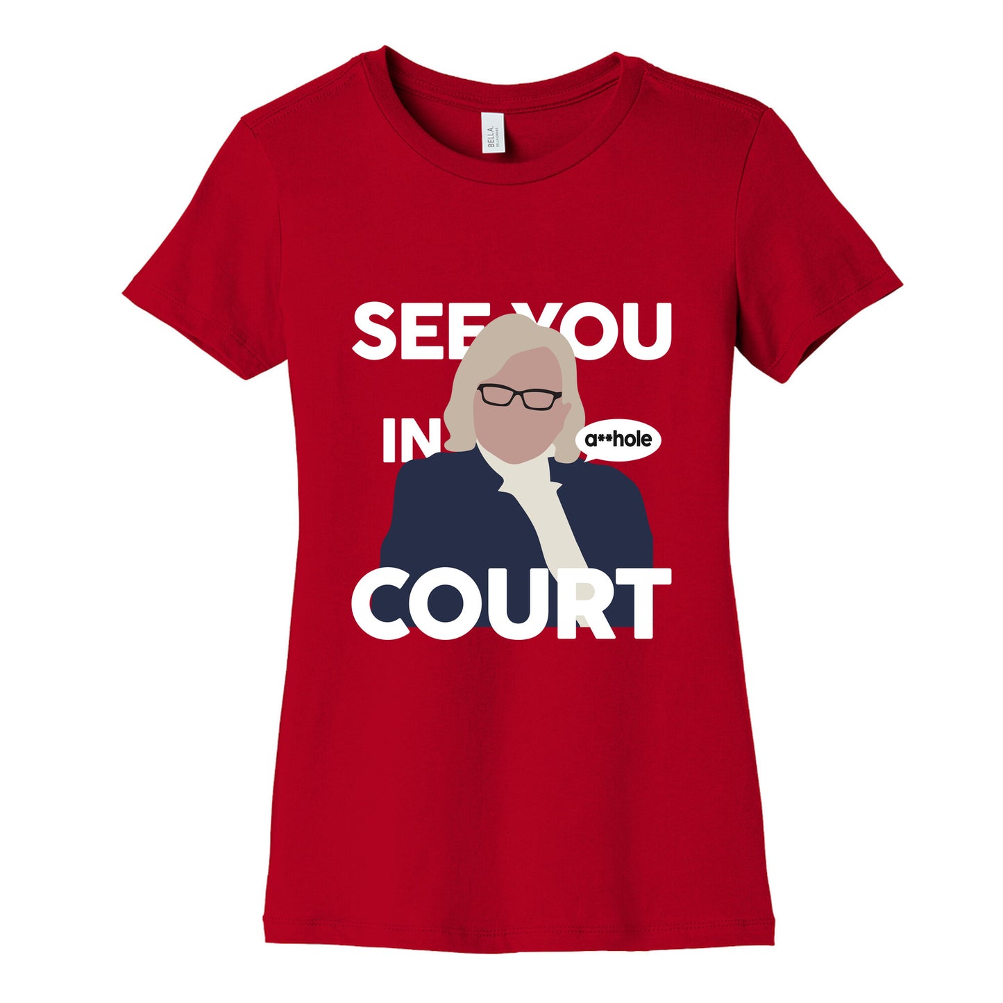See You In Court Governor Janet Mills Womens Cotton Tee
