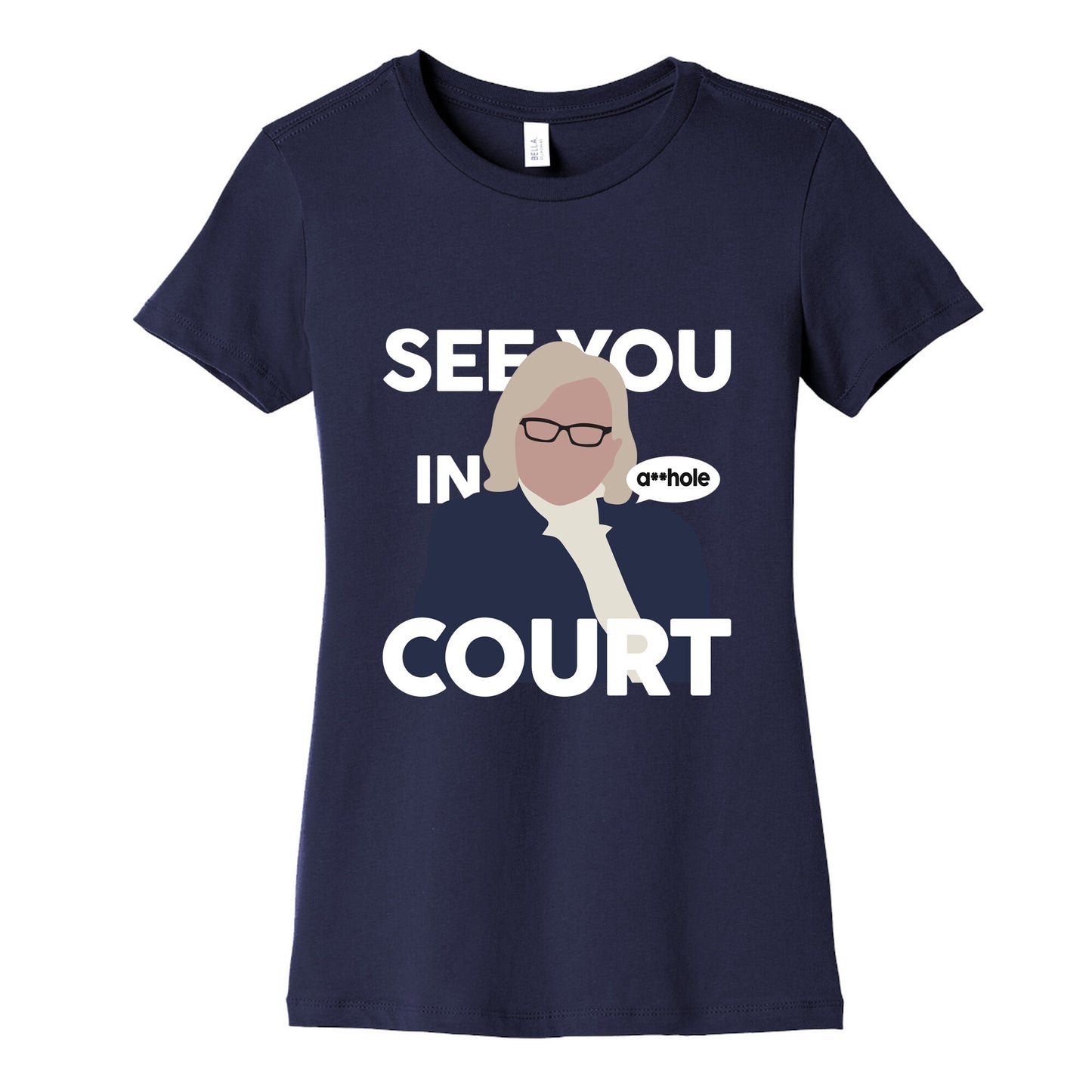 See You In Court Governor Janet Mills Womens Cotton Tee