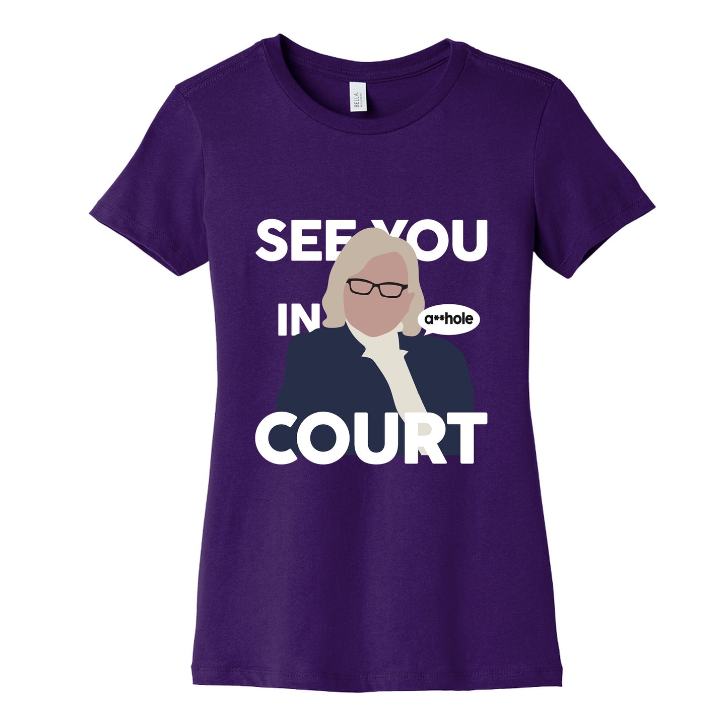 See You In Court Governor Janet Mills Womens Cotton Tee