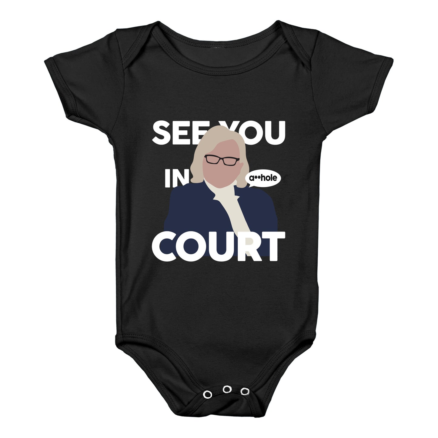 See You In Court Governor Janet Mills Baby One-Piece