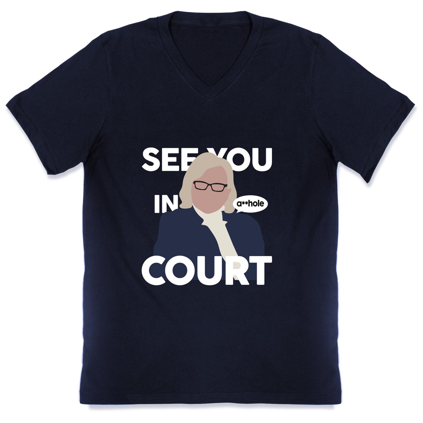 See You In Court Governor Janet Mills V-Neck