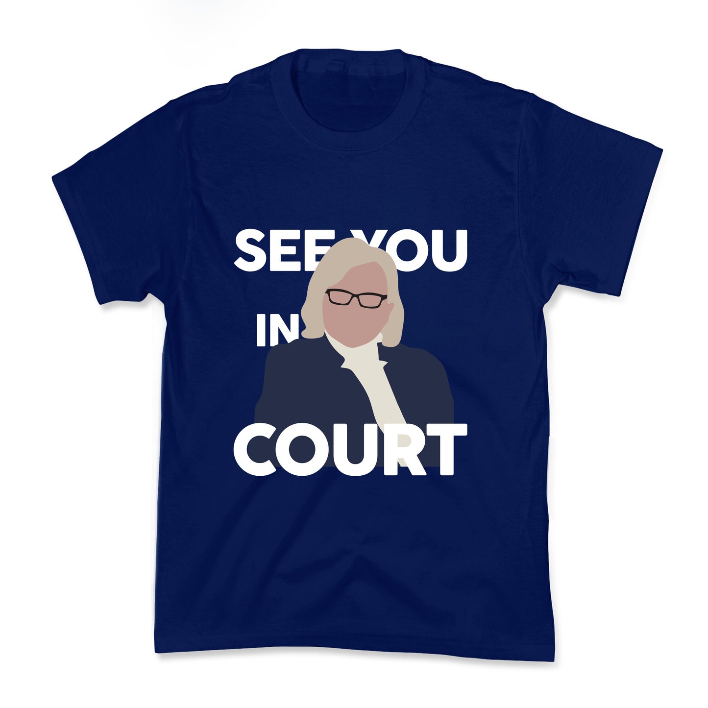 Governor Janet Mills See You In Court Kids Tee