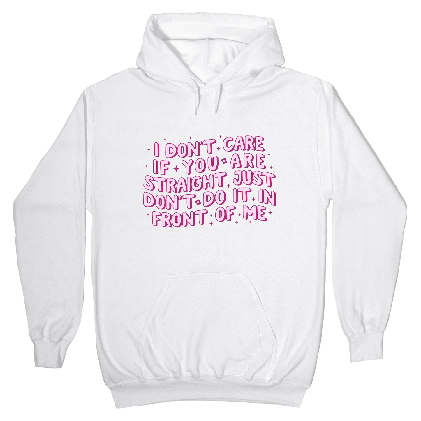 I Dont Care If You Are Straight Hoodie