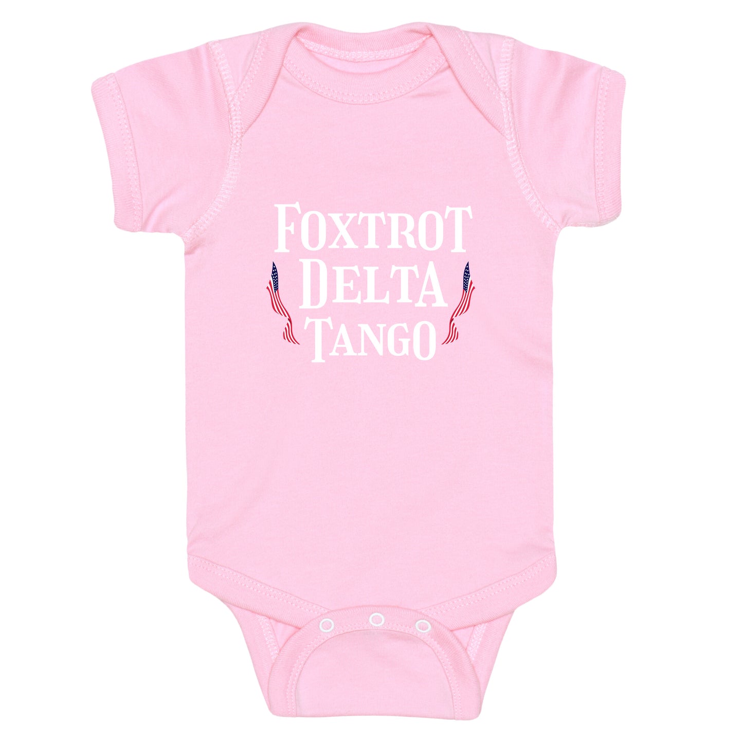Foxtrot Delta Tango Baby One-Piece