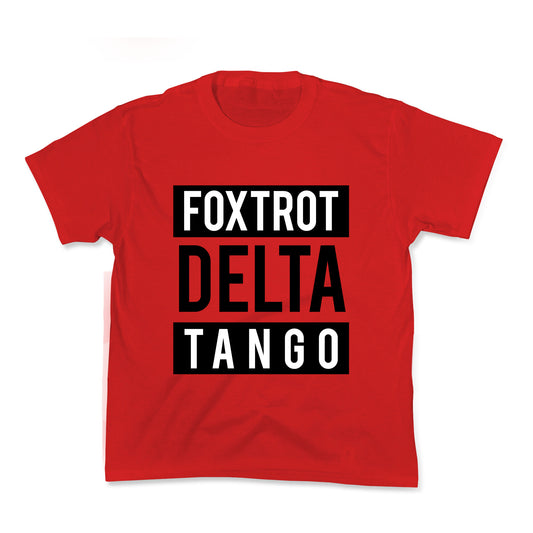 FDT Foxtrot Delta Tango Kids Tee