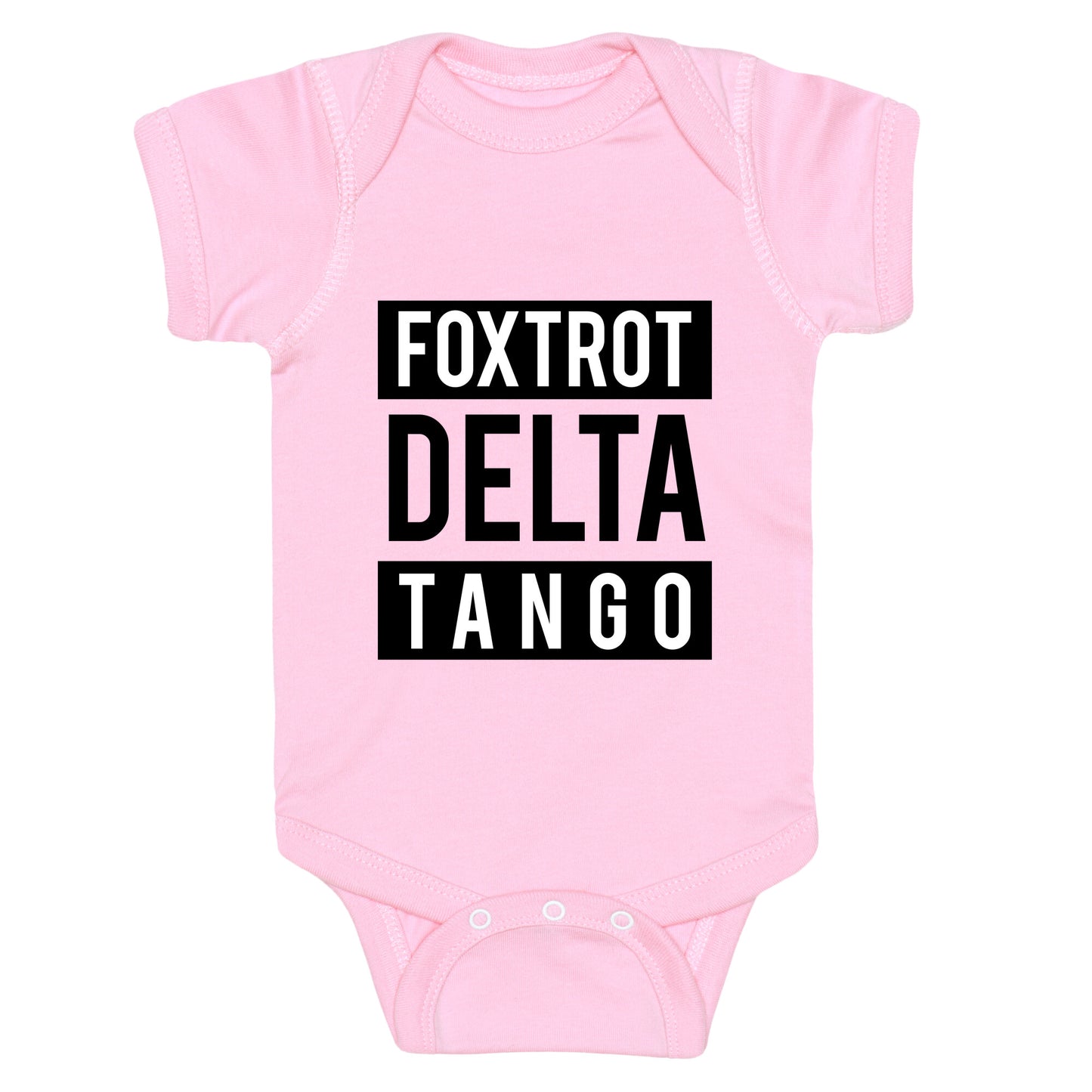 FDT Foxtrot Delta Tango Baby One-Piece