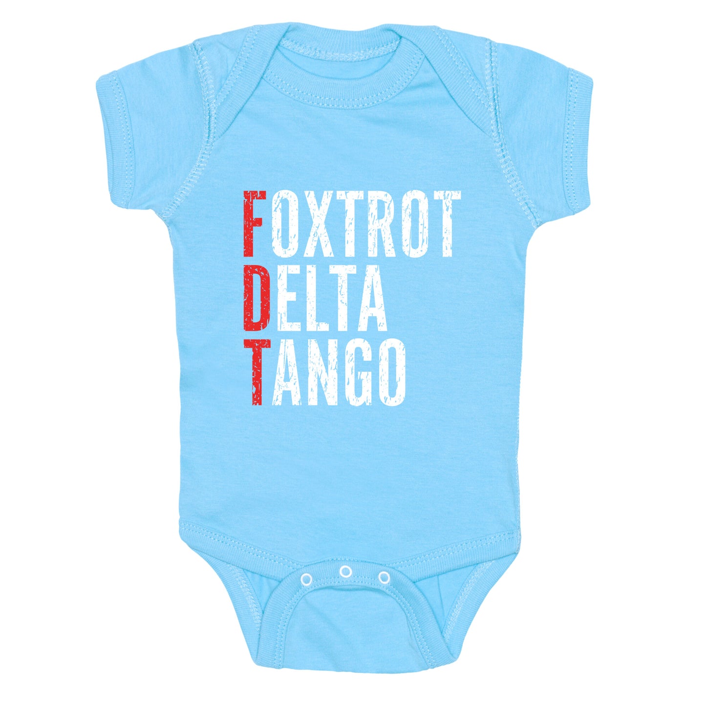Foxtrot Delta Tango FDT Baby One-Piece