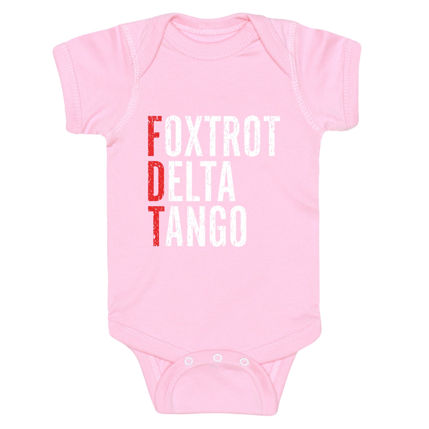 Foxtrot Delta Tango FDT Baby One-Piece