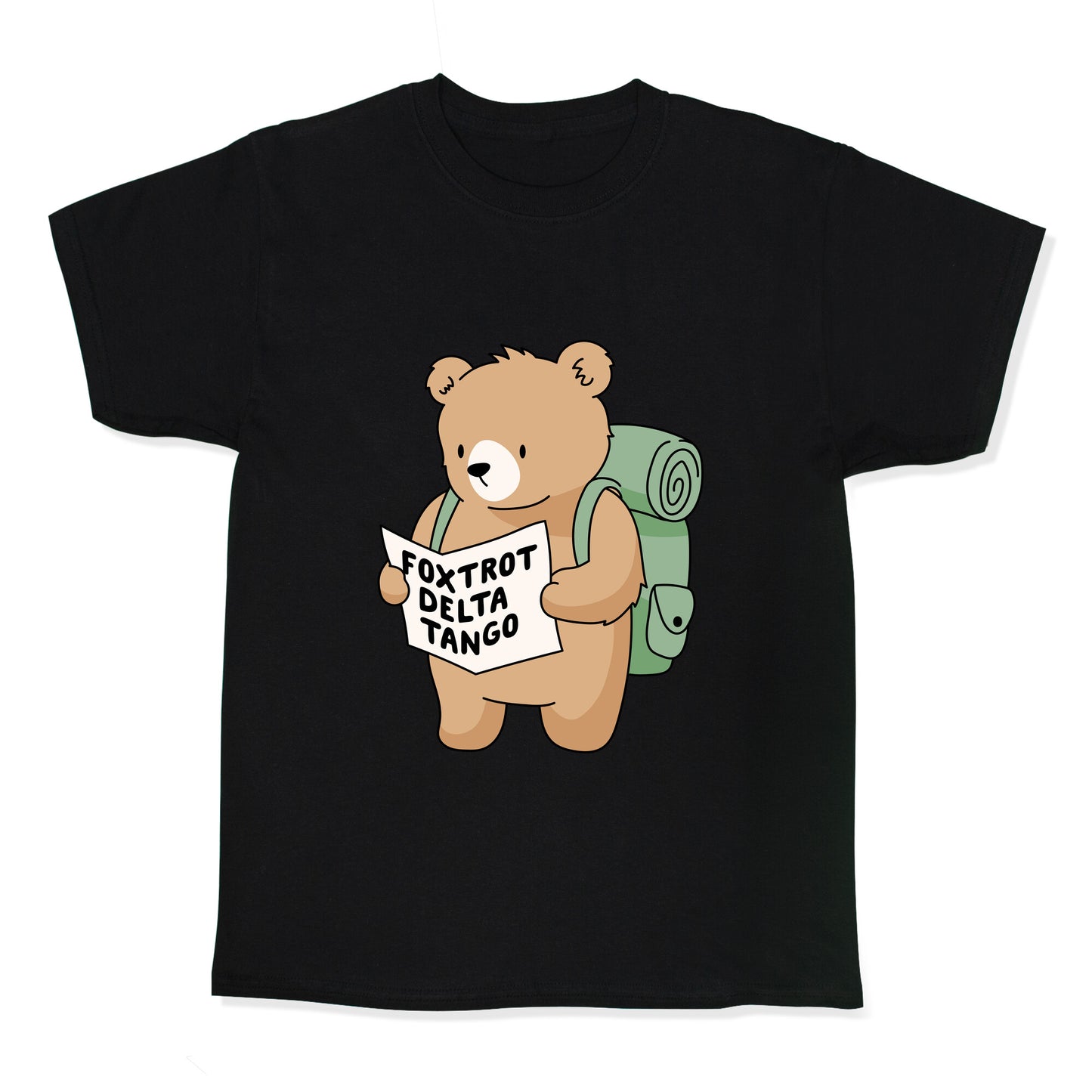 Foxtrot Delta Tango Bear Kids Tee