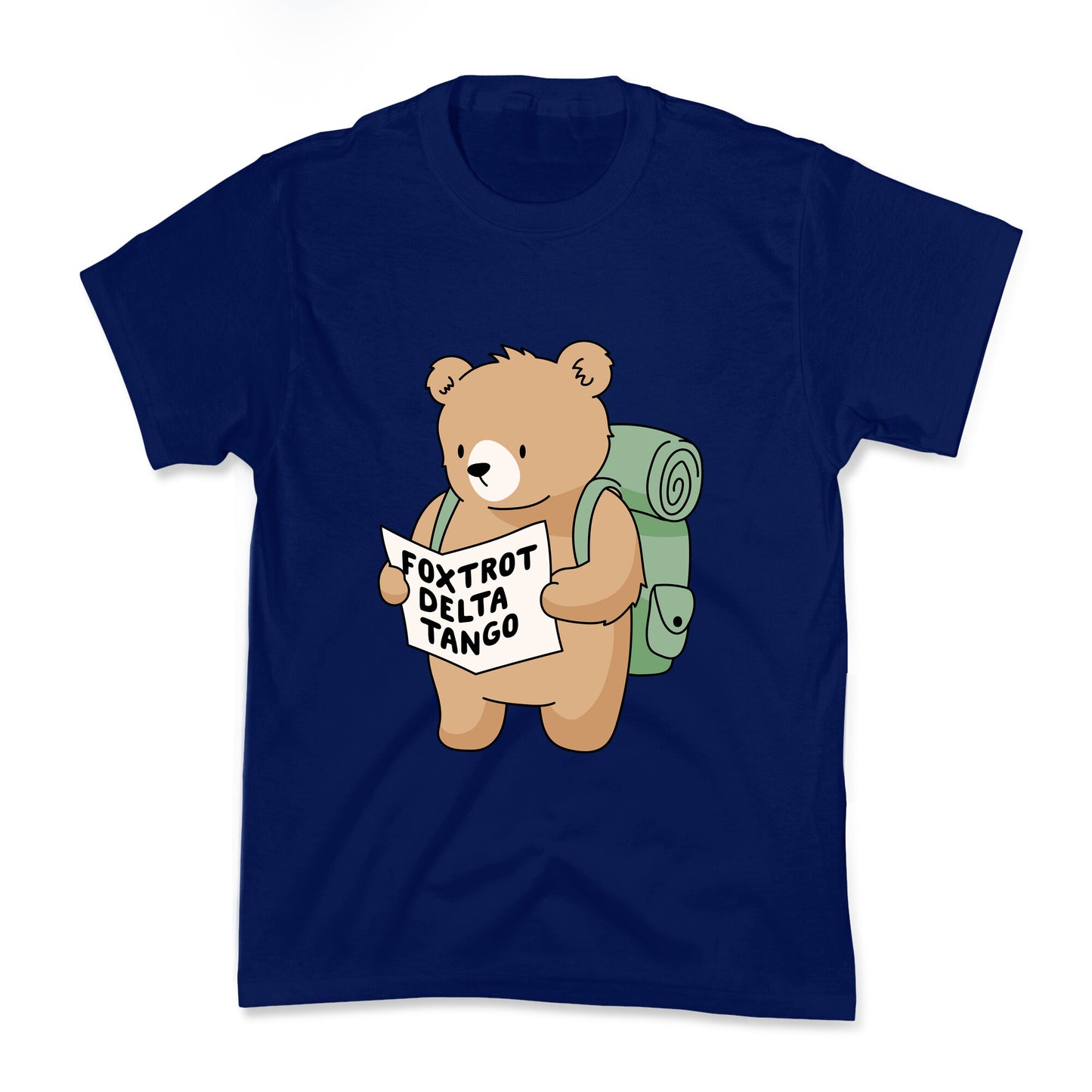 Foxtrot Delta Tango Bear Kids Tee