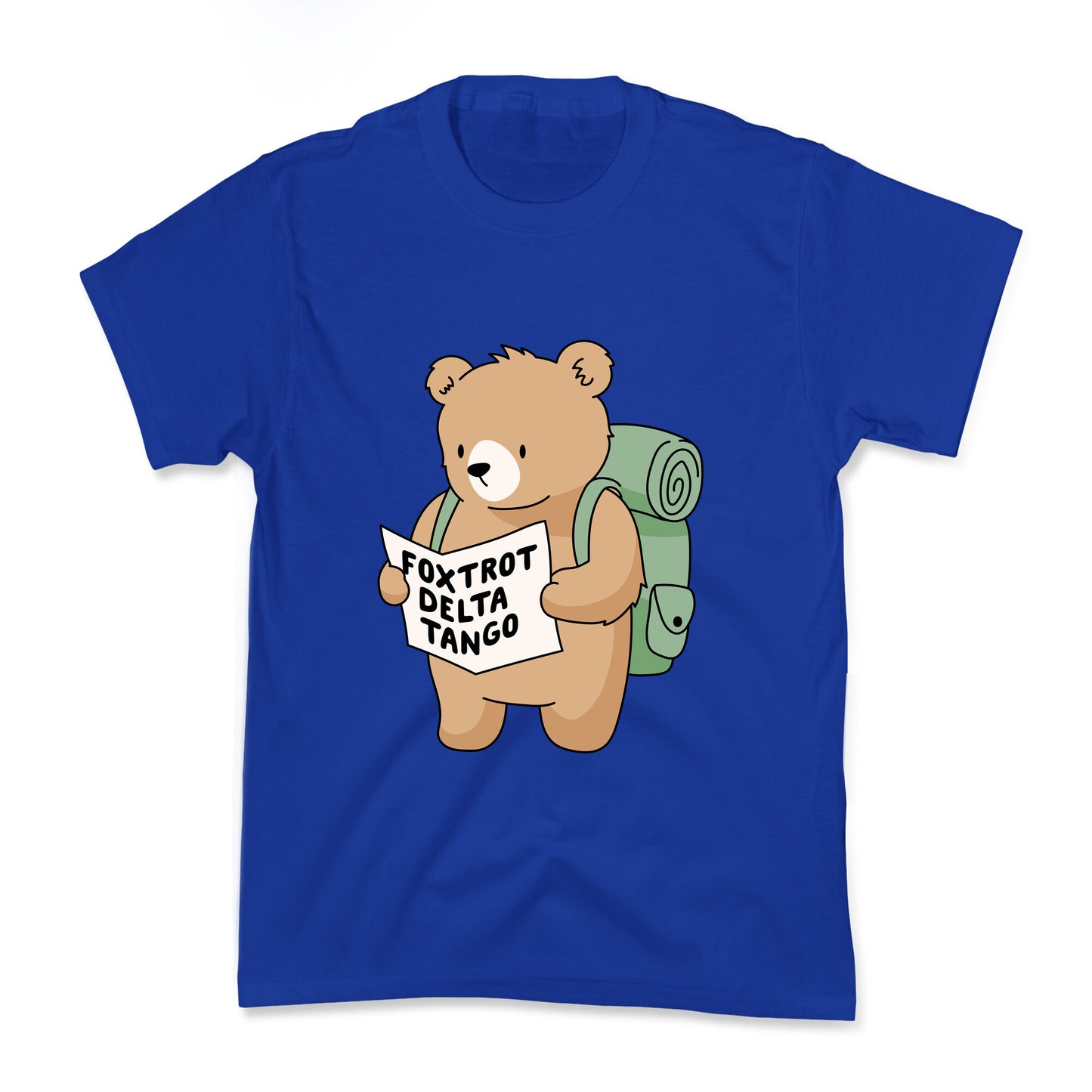 Foxtrot Delta Tango Bear Kids Tee