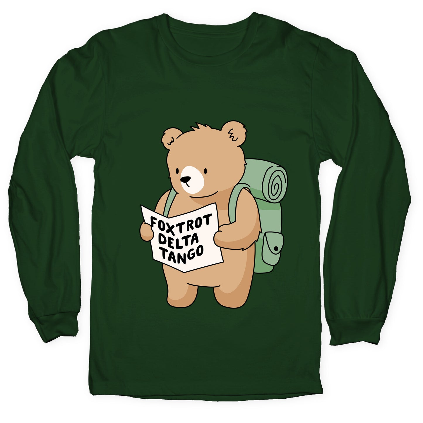 Foxtrot Delta Tango Bear Longsleeve Tee
