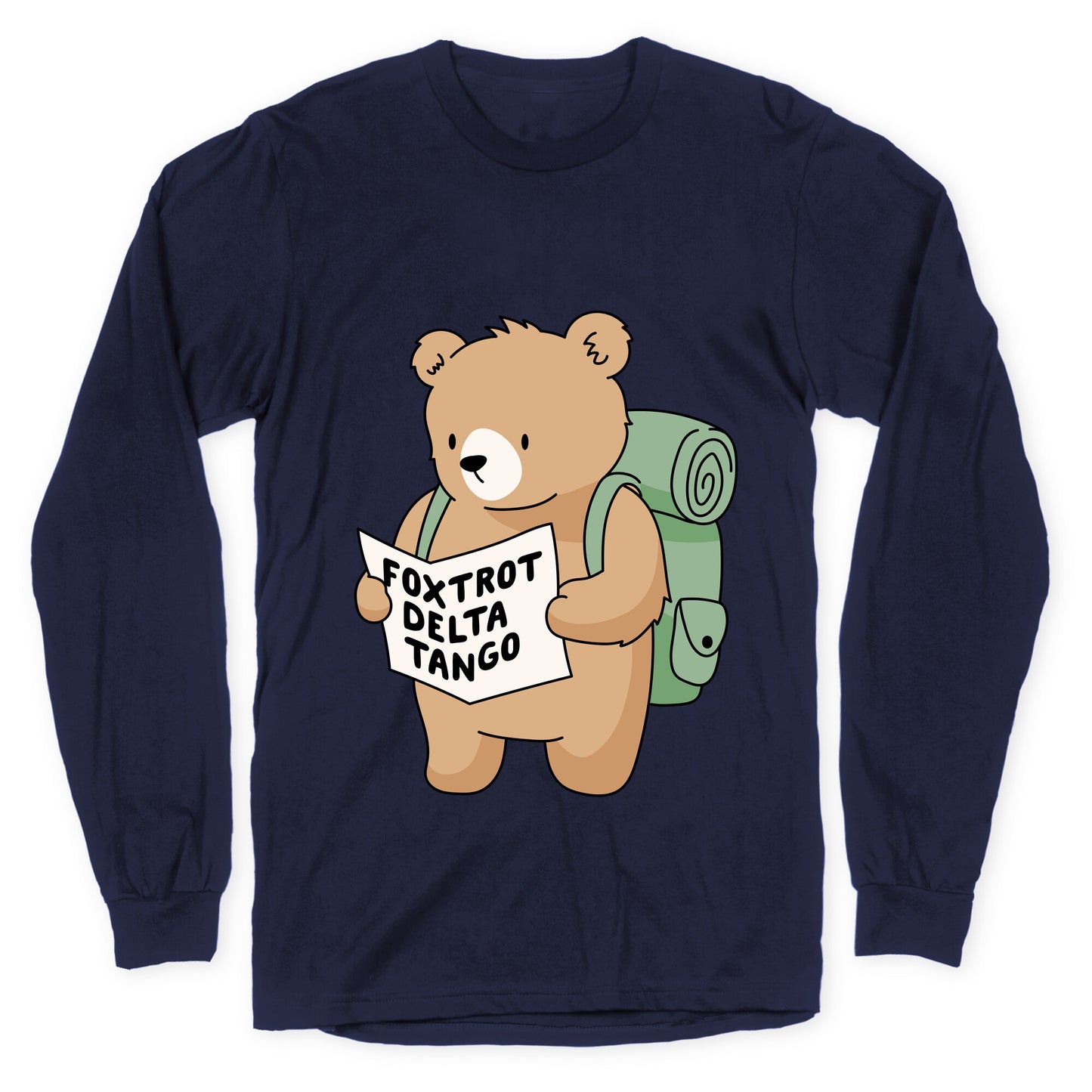Foxtrot Delta Tango Bear Longsleeve Tee