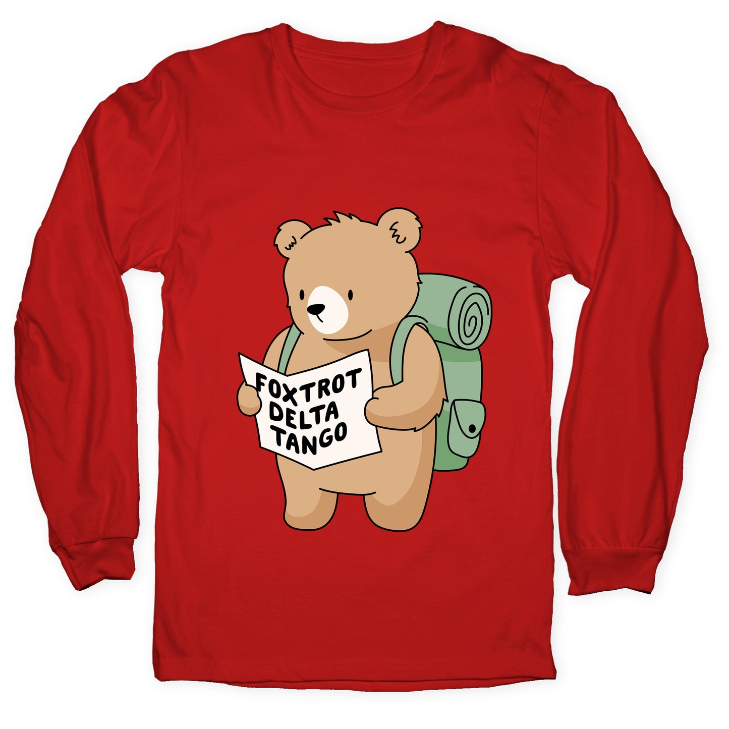 Foxtrot Delta Tango Bear Longsleeve Tee