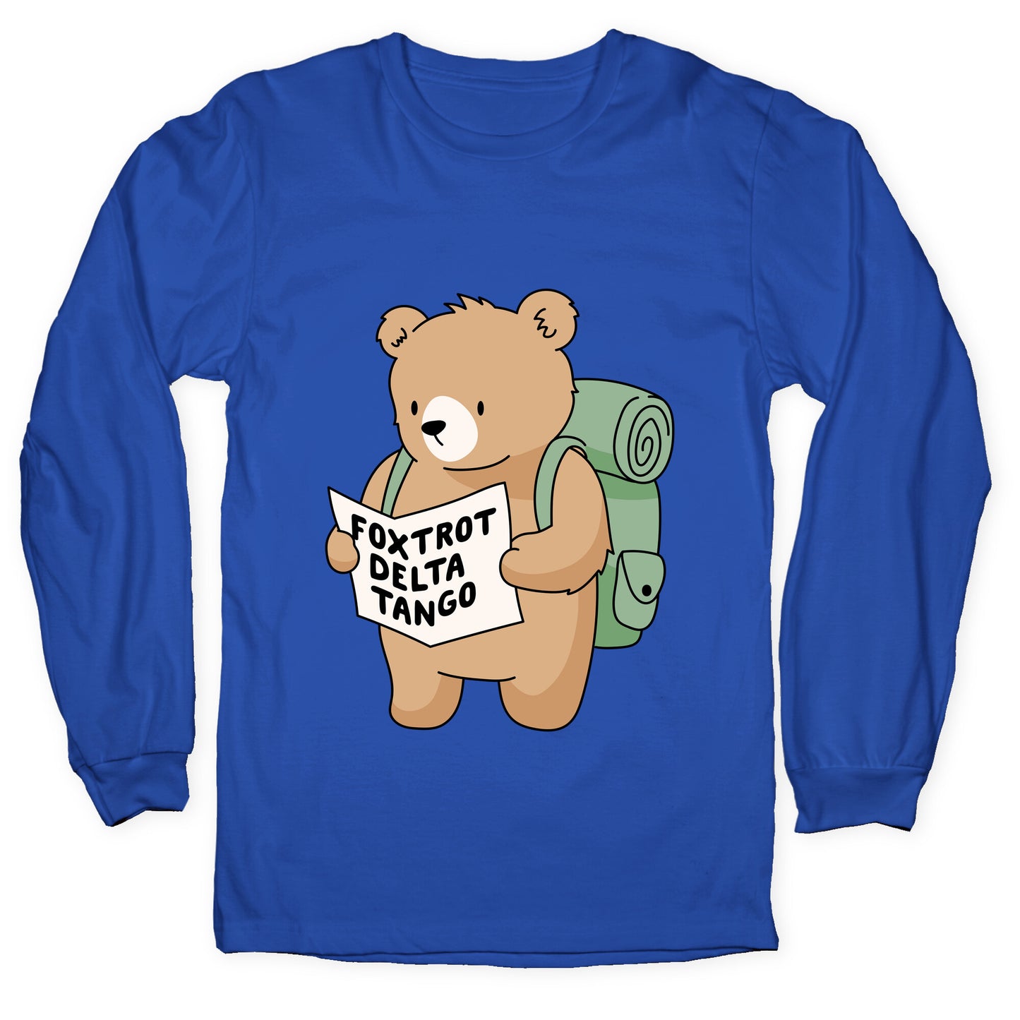 Foxtrot Delta Tango Bear Longsleeve Tee