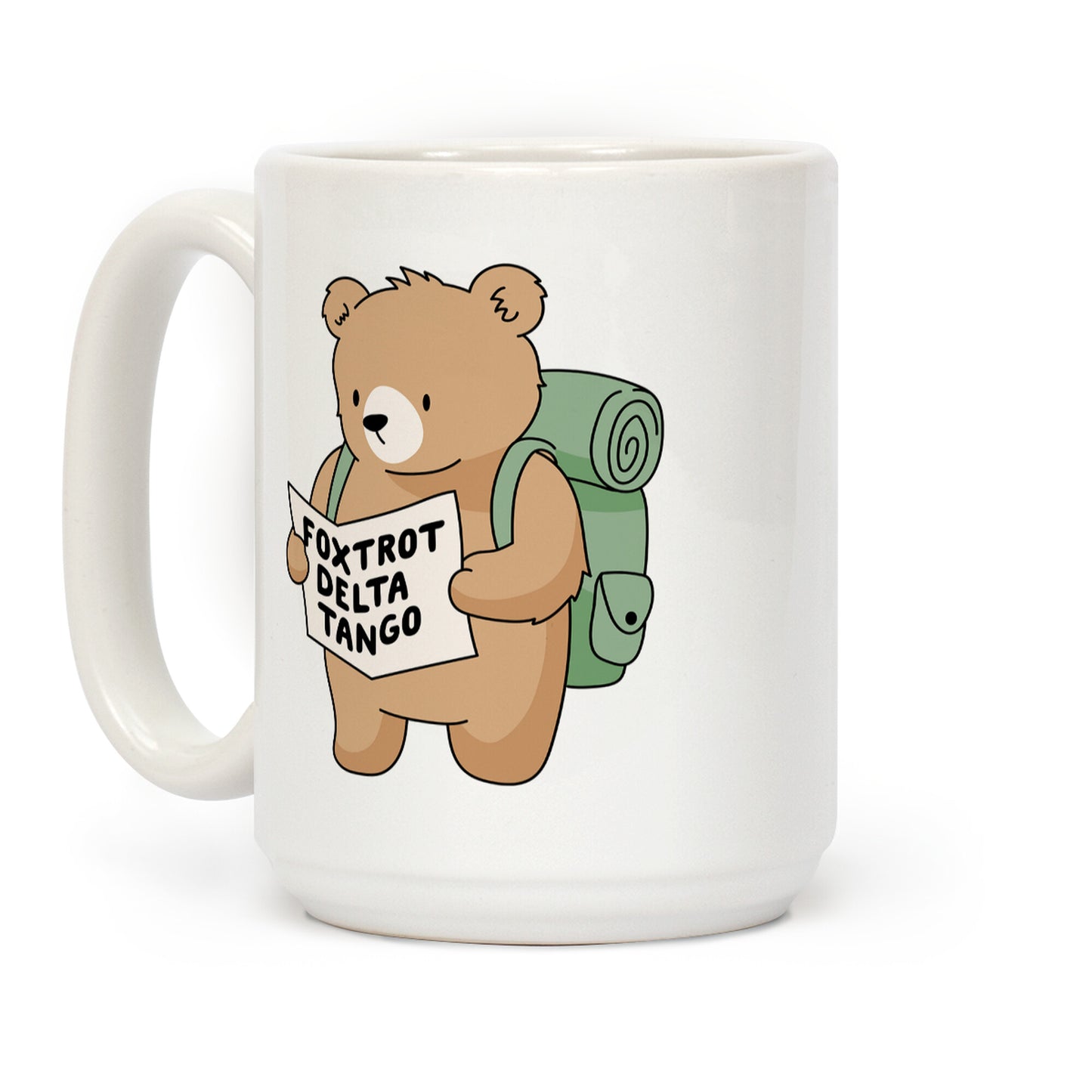 Foxtrot Delta Tango Bear Coffee Mug