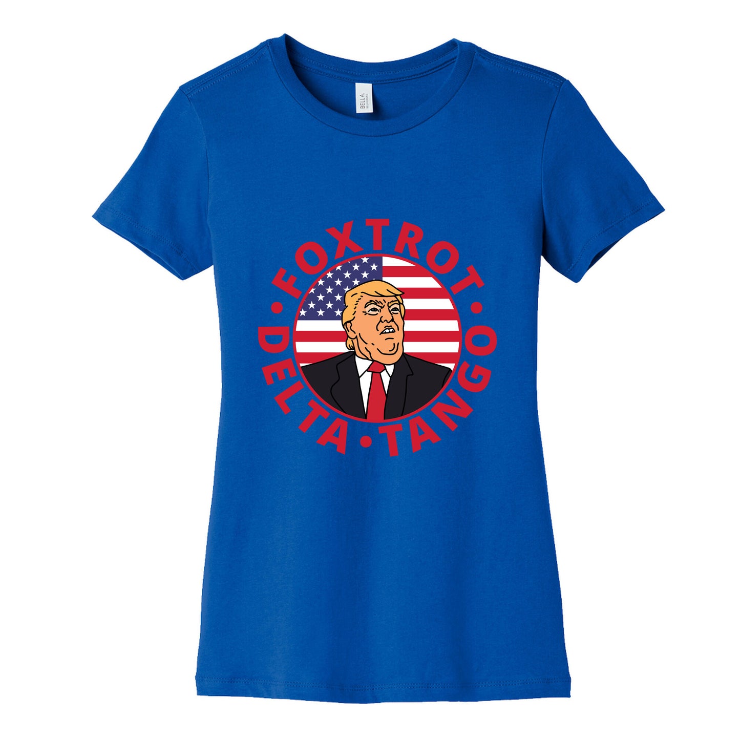 Foxtrot Delta Tango Trump Womens Cotton Tee