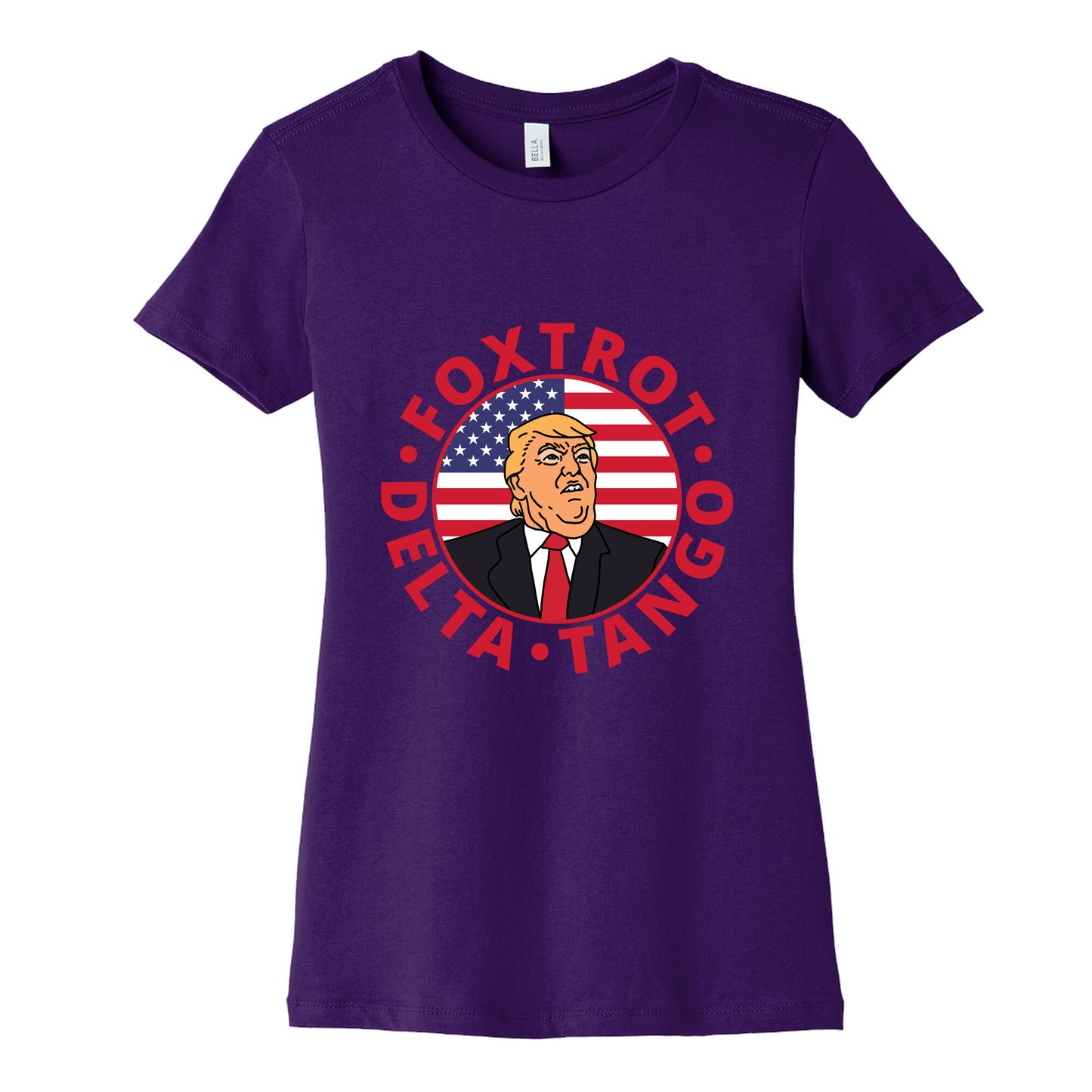 Foxtrot Delta Tango Trump Womens Cotton Tee