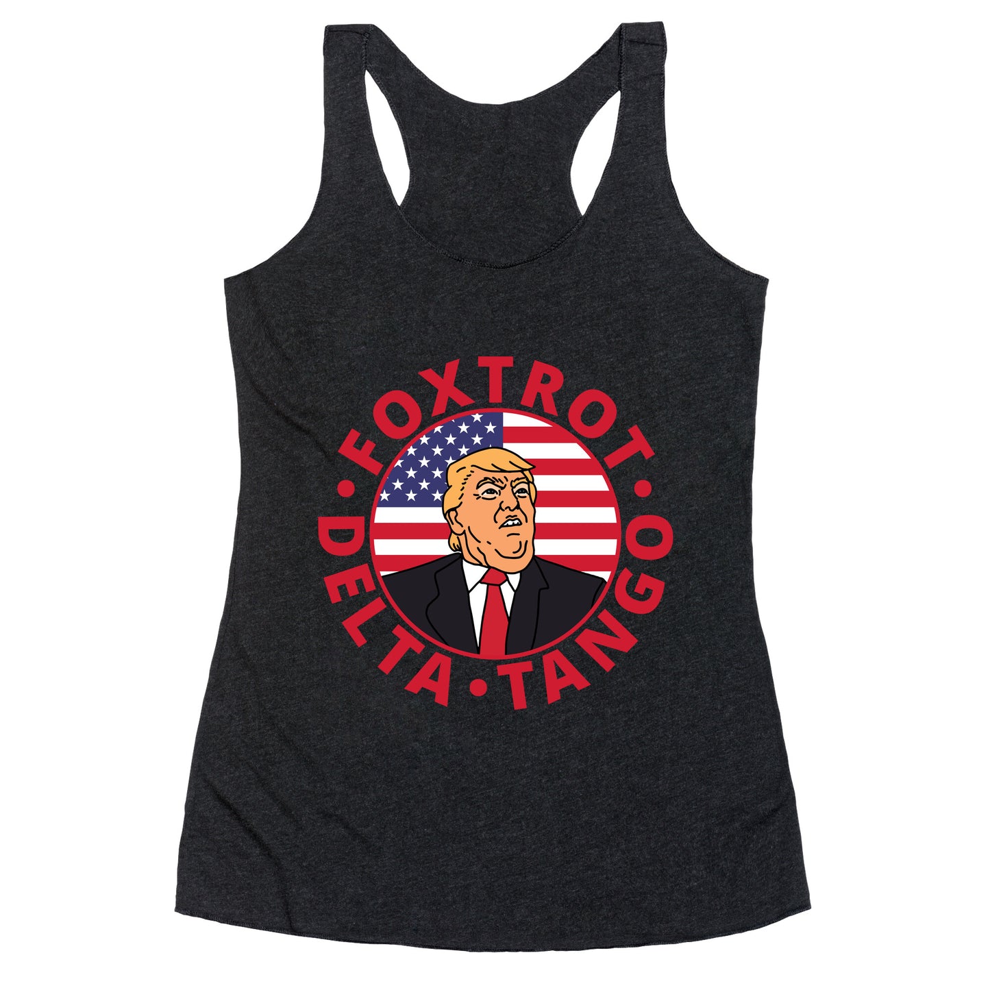 Foxtrot Delta Tango Trump Racerback Tank