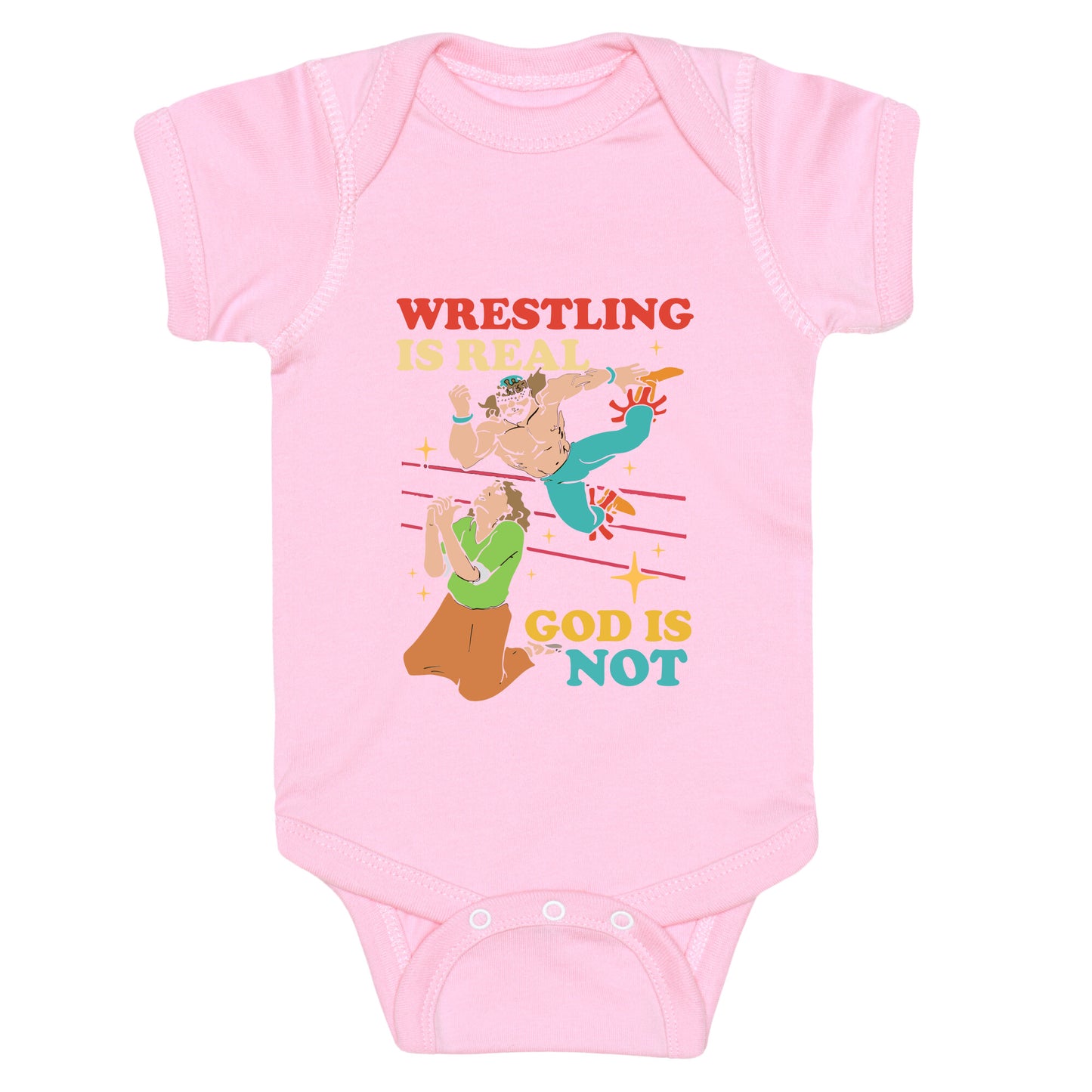 Wrestling Is Real Baby One-Piece