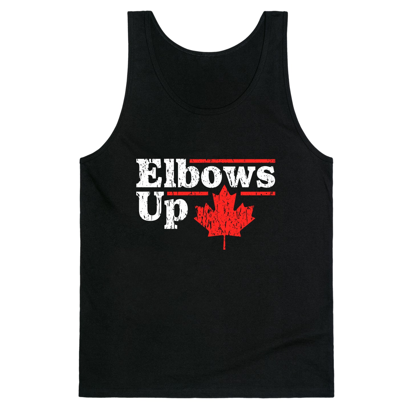 Elbows Up Canada Leaf Tank Top
