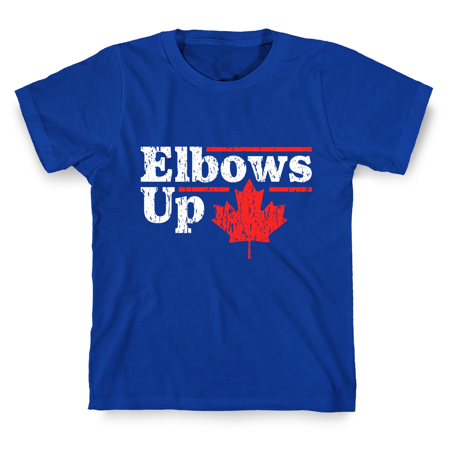 Elbows Up Canada Leaf T-Shirt