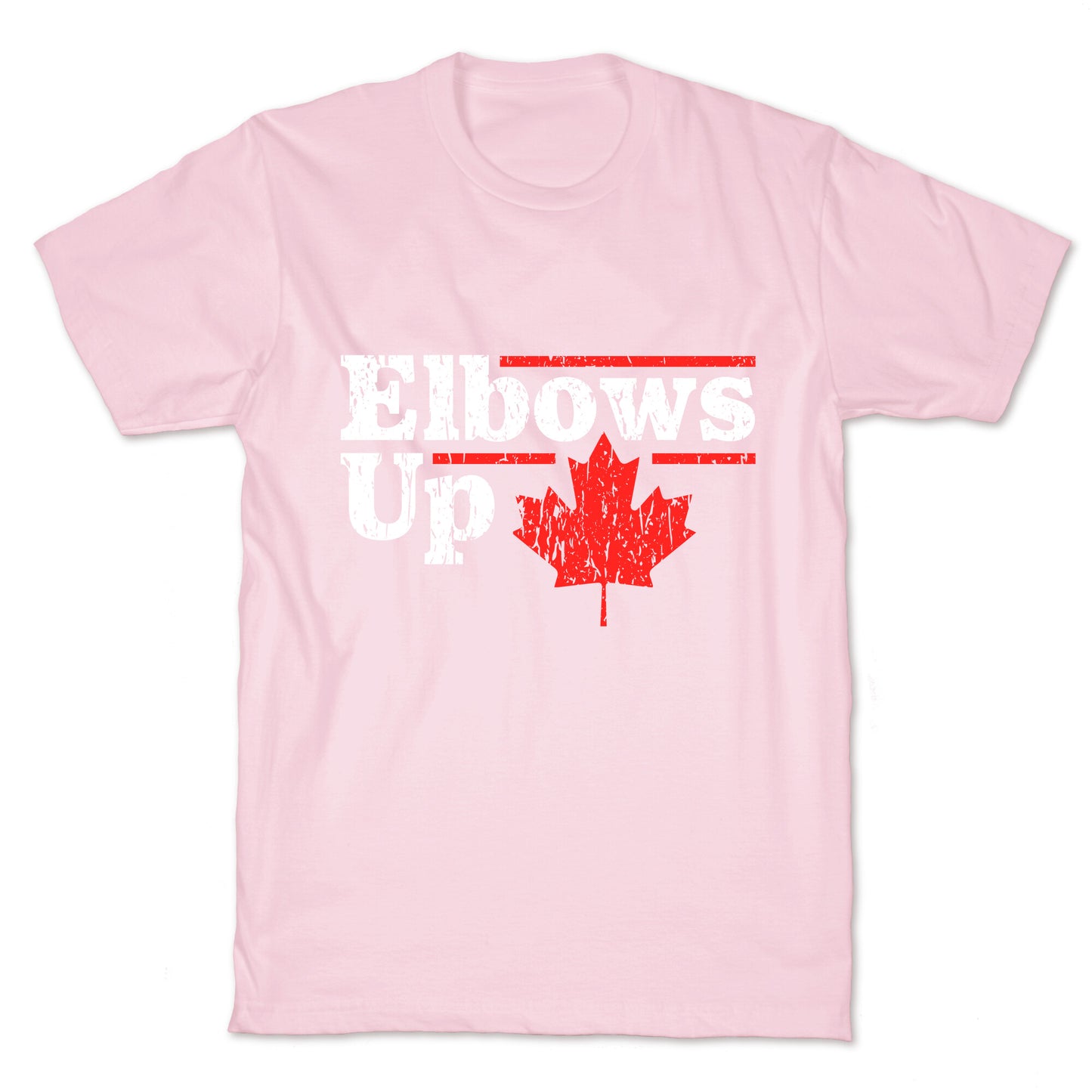 Elbows Up Canada Leaf T-Shirt