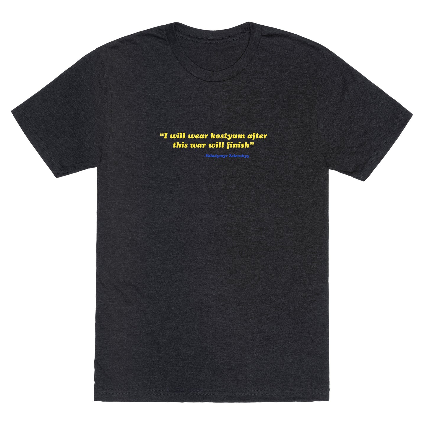 Zelensky Costume Quote Unisex Triblend Tee