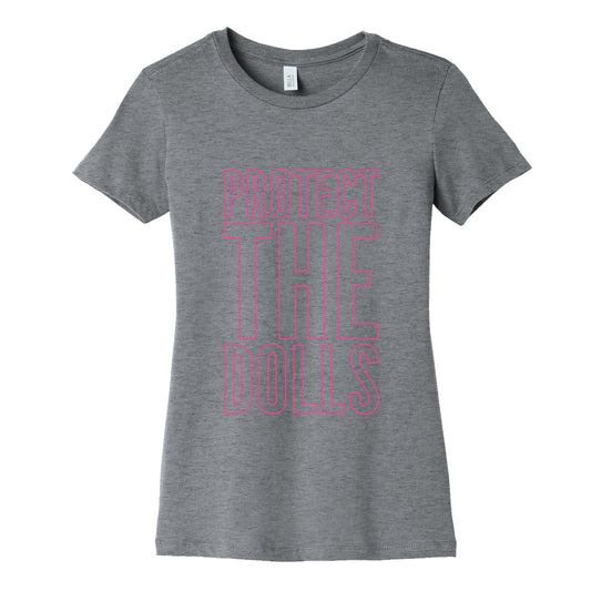 Protect The Dolls Trans Rights Womens Cotton Tee