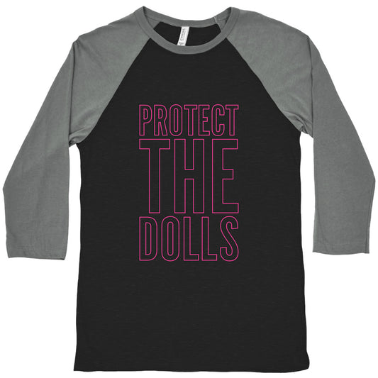Protect The Dolls Trans Rights Baseball Tee