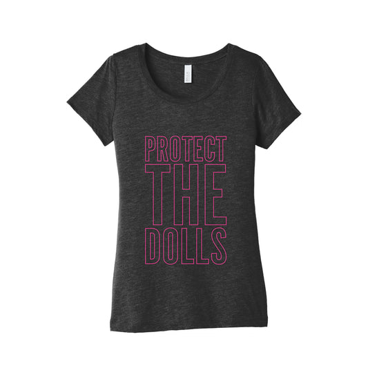 Protect The Dolls Trans Rights Womens Triblend Tee