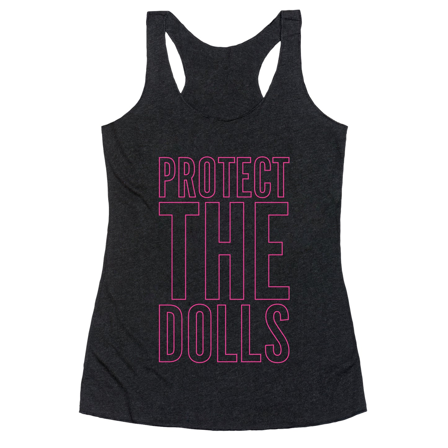Protect The Dolls Trans Rights Racerback Tank