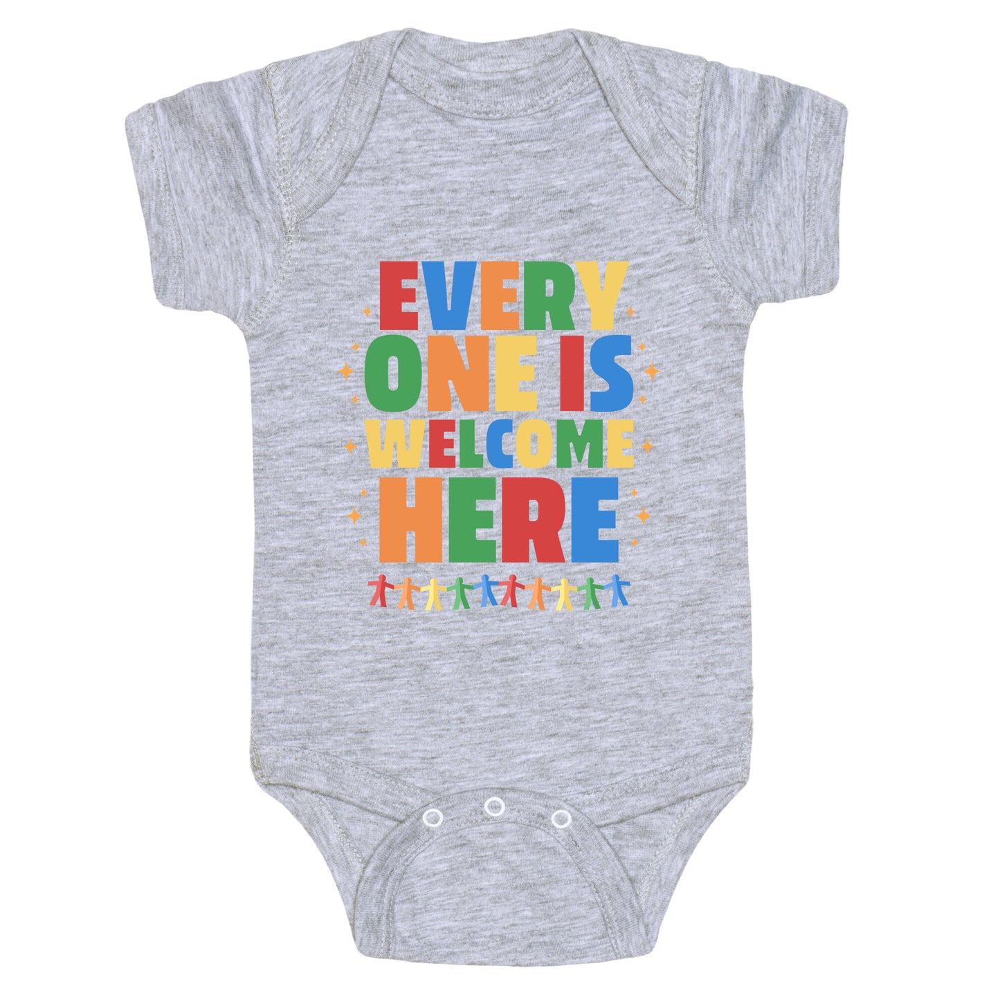 Everyone Is Welcome Here Baby One-Piece
