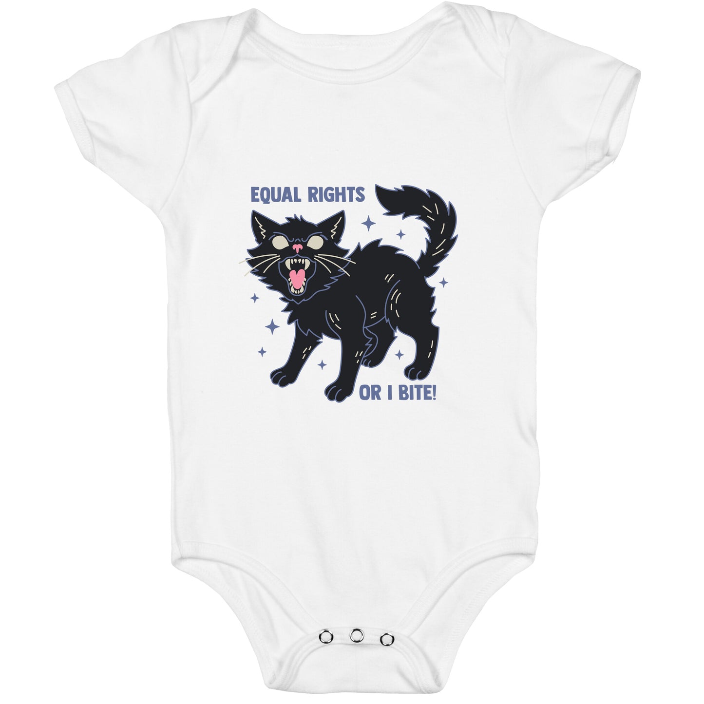Equal Rights or I Bite Baby One-Piece