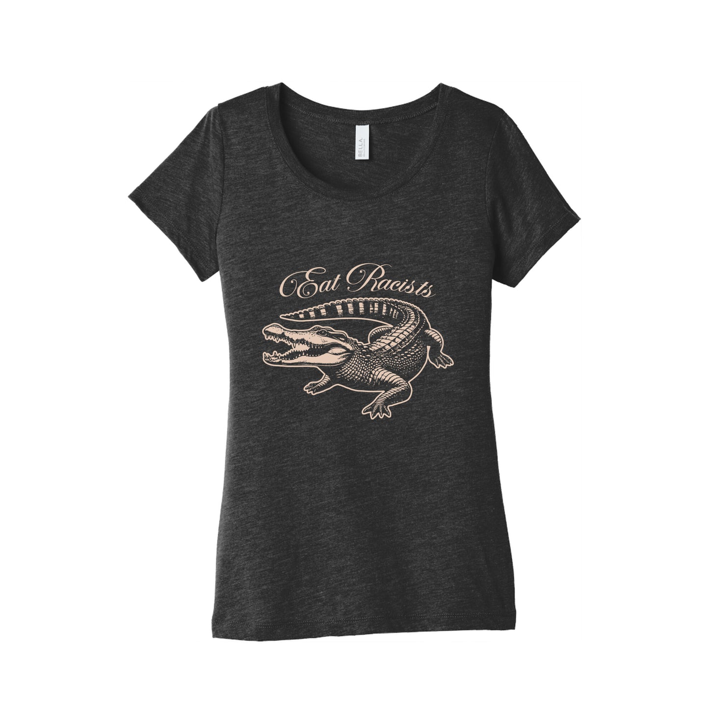 Eat Racists Womens Triblend Tee