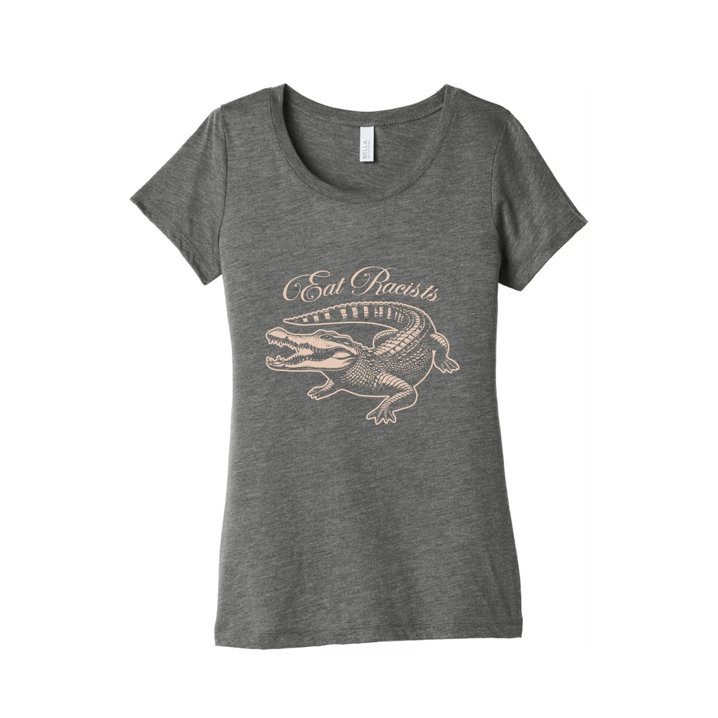 Eat Racists Womens Triblend Tee