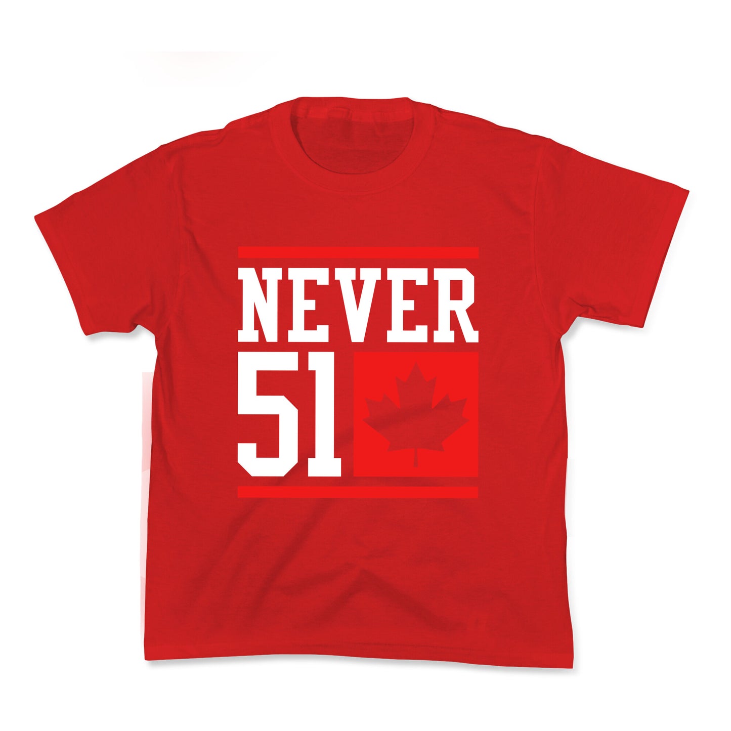 Never 51 Elbows Up Kids Tee