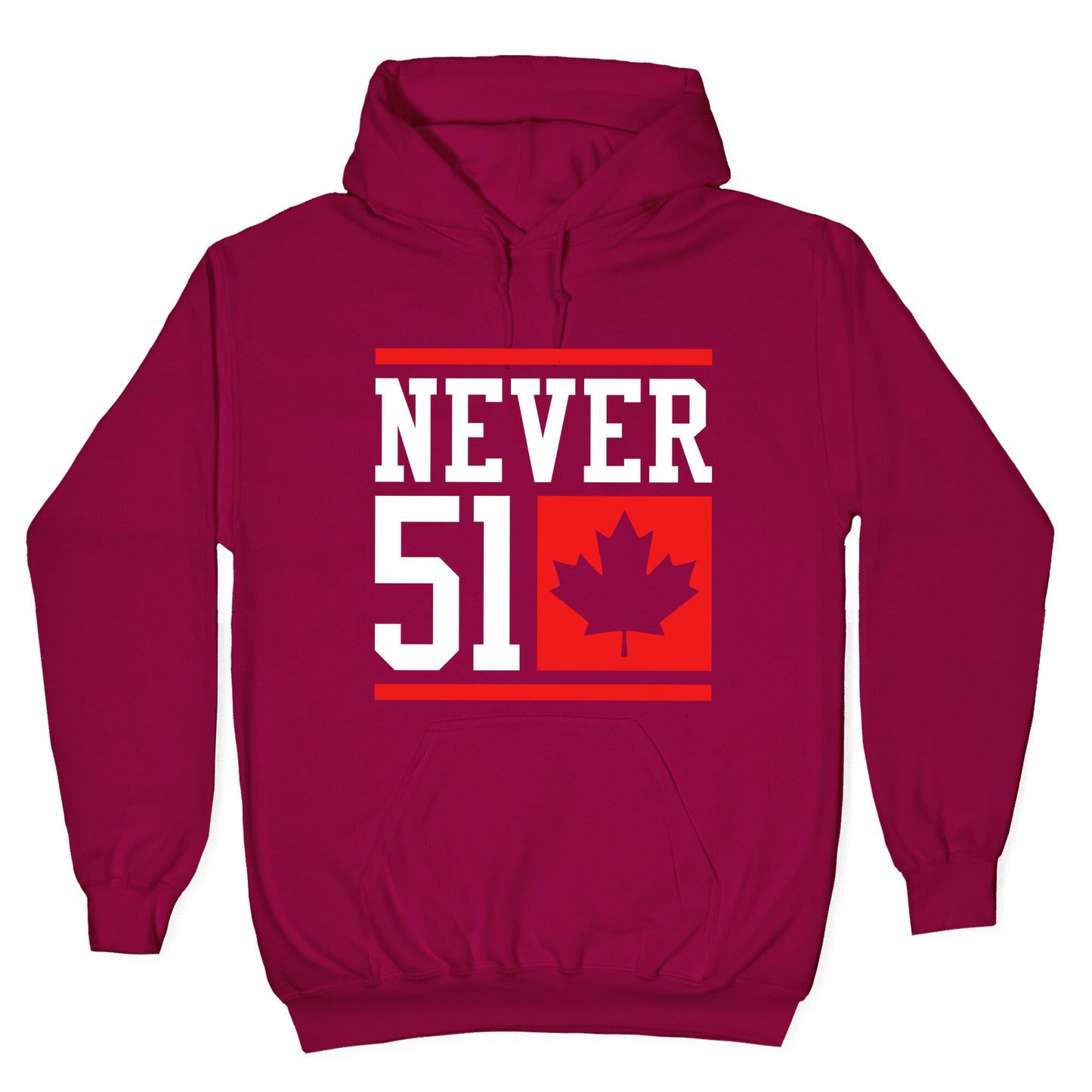 Never 51 Elbows Up Hoodie